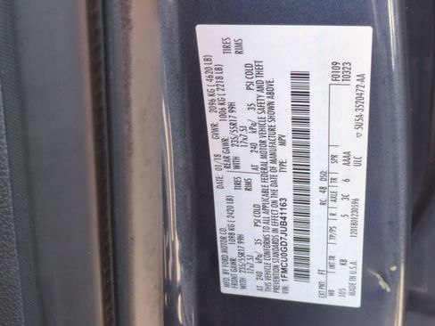 Used 2018 Ford Escape SE w/ SE Sync 3 Package FWD image 35