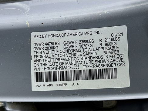 Certified 2021 Honda Accord Sport Special Edition image 30