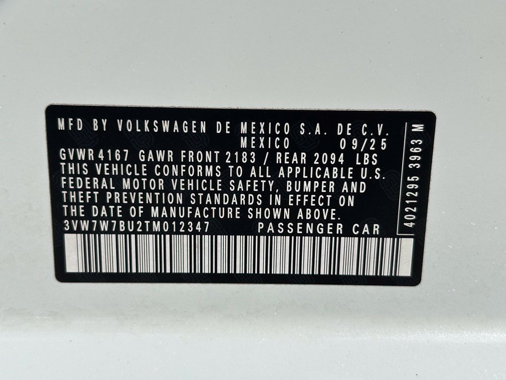 Certified 2026 Volkswagen Jetta SE w/ Black Wheel Package FWD image 52
