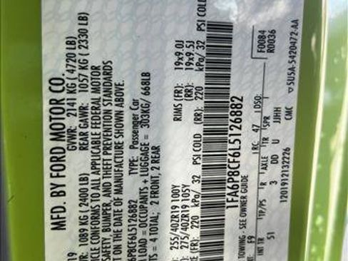 Used 2020 Ford Mustang GT Premium w/ GT Performance Package image 25