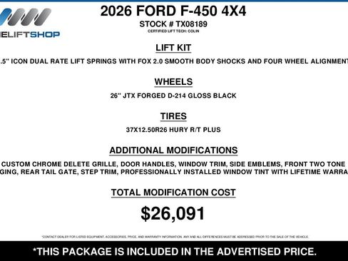 Used 2026 Ford F450 Platinum w/ Platinum Plus Package AWD/4WD image 2
