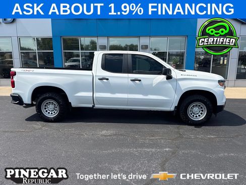 Certified 2023 Chevrolet Silverado 1500 W/T w/ WT Value Package AWD/4WD image 1