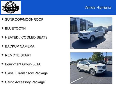 Used 2020 Ford Edge Titanium w/ Equipment Group 301A AWD/4WD image 2