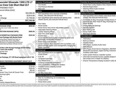 Used 2022 Chevrolet Silverado 1500 LT Trail Boss w/ Safety Package AWD/4WD image 2