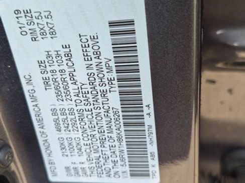 Certified 2019 Honda CR-V EX-L image 20