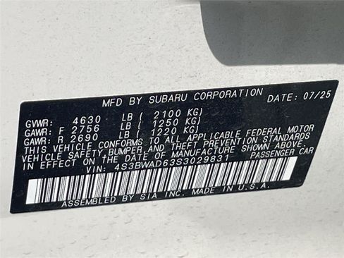 Certified 2025 Subaru Legacy Premium AWD/4WD image 32
