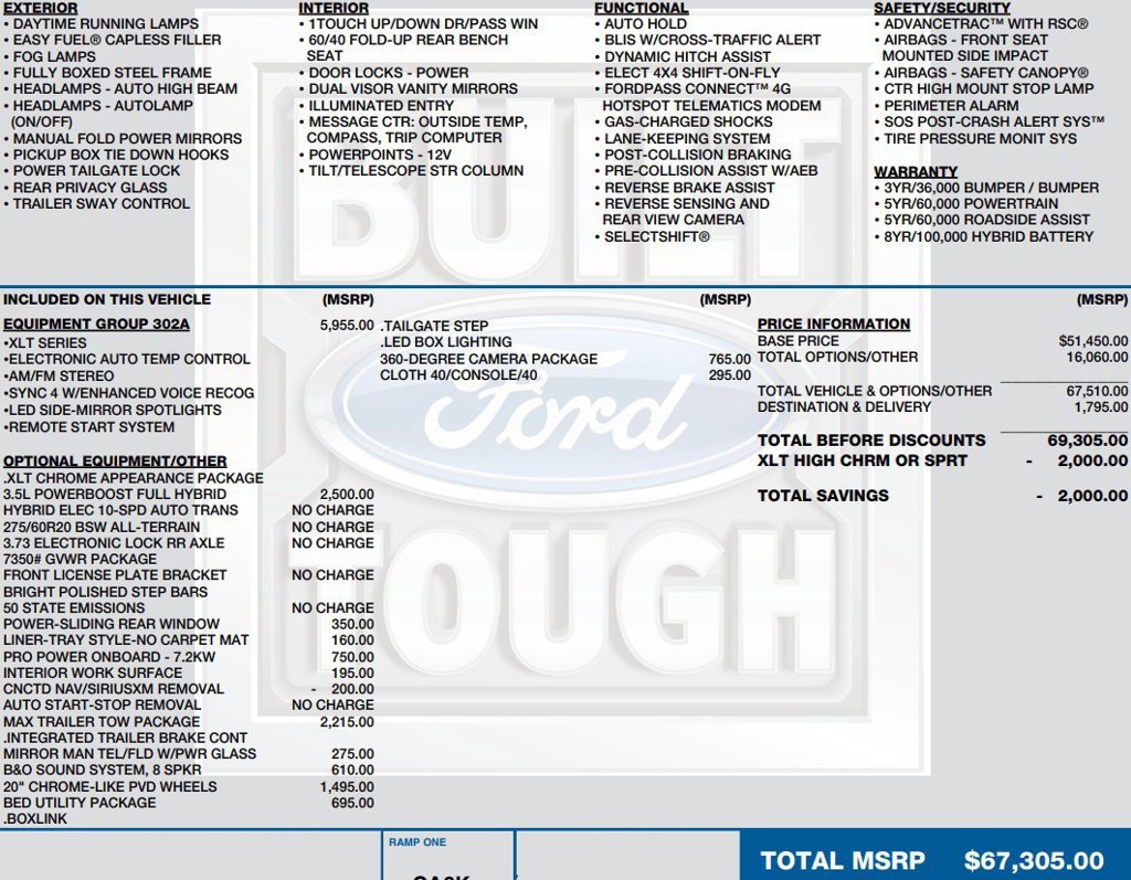 Certified 2022 Ford F150 XLT w/ Equipment Group 302A High AWD/4WD image 2
