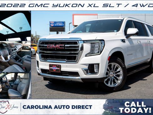 Used 2022 GMC Yukon XL SLT w/ SLT Premium Package image 1