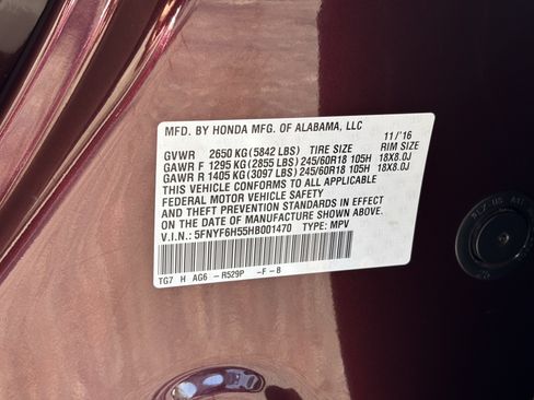 Used 2017 Honda Pilot EX-L image 30