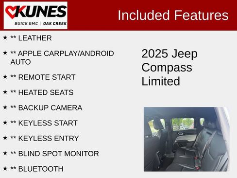 Used 2025 Jeep Compass Limited AWD/4WD image 2