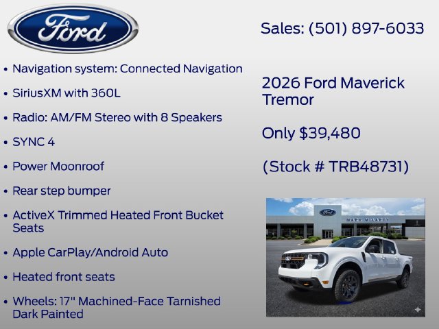 New 2026 Ford Maverick Tremor AWD/4WD image 12