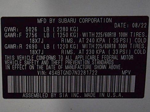 Used 2022 Subaru Outback Limited XT AWD/4WD image 45