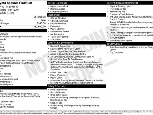 Used 2012 Toyota Sequoia Platinum image 7