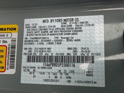 Used 2023 Ford Mustang Mach 1 w/ Equipment Group 700A RWD image 37