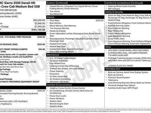 Used 2024 GMC Sierra 3500 Denali Ultimate AWD/4WD image 34