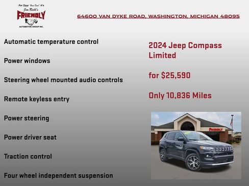 Used 2024 Jeep Compass Limited image 10