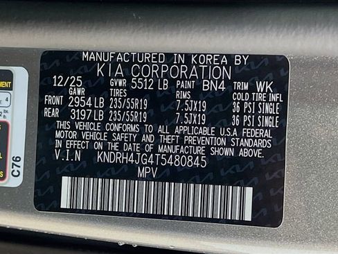 New 2026 Kia Sorento EX image 35