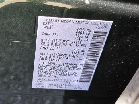 New 2026 INFINITI QX60 Autograph w/ Dark Cargo Package image 26