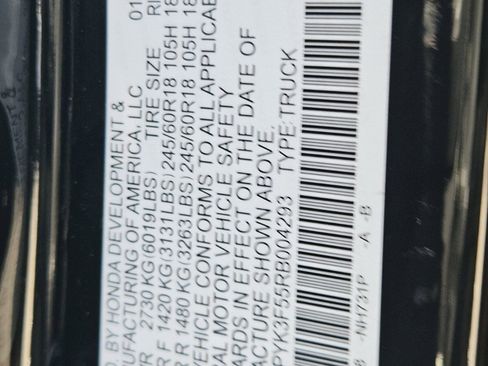 Used 2024 Honda Ridgeline RTL image 34