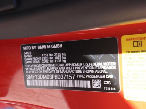 Used 2023 BMW M2 w/ Lighting Package RWD image 23