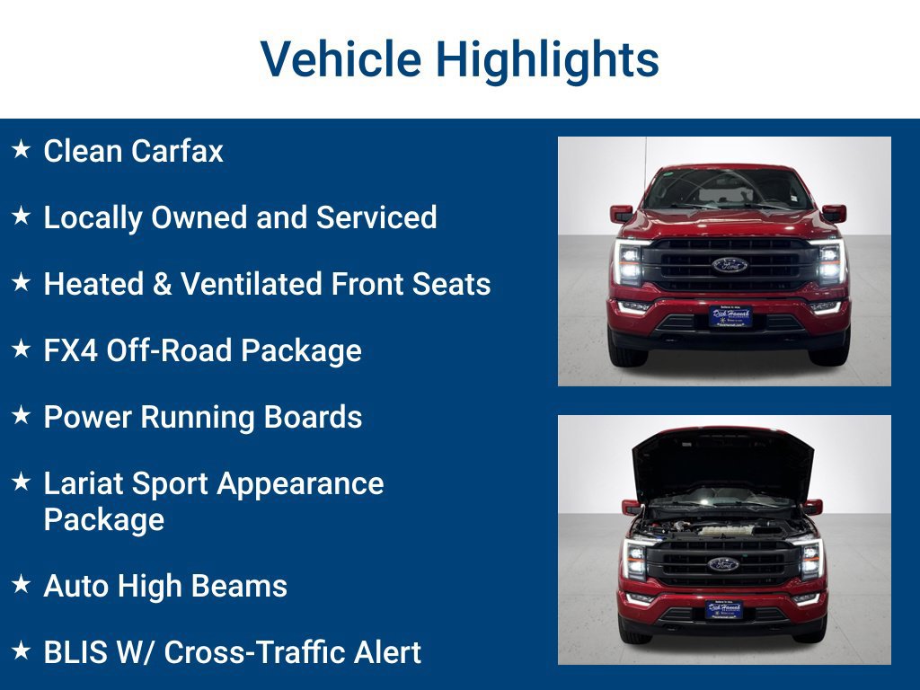 Used 2023 Ford F150 Lariat w/ Equipment Group 502A High AWD/4WD image 3