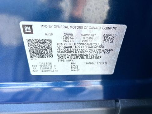 Used 2020 Chevrolet Equinox LT AWD/4WD image 26