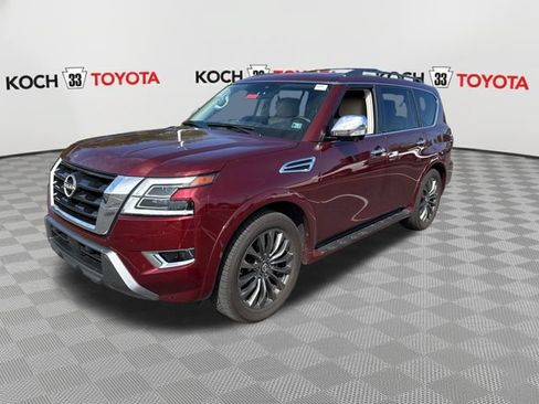 Used 2023 Nissan Armada Platinum w/ Captain's Chairs Package AWD/4WD image 3