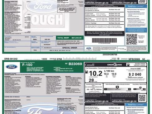 Used 2022 Ford F150 XLT w/ Equipment Group 302A High AWD/4WD image 2