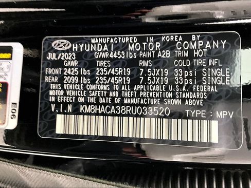 Certified 2024 Hyundai Kona N Line AWD/4WD image 33
