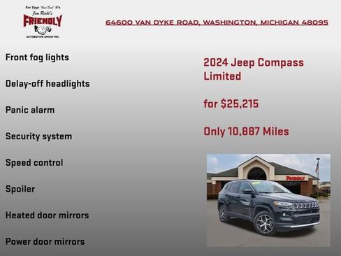 Used 2024 Jeep Compass Limited AWD/4WD image 25