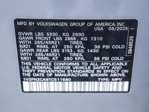 New 2026 Volkswagen Atlas SEL Premium R-Line image 45