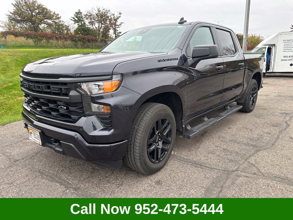 Used 2023 Chevrolet Silverado 1500 Custom w/ LPO, Dark Essentials Package AWD/4WD image 1