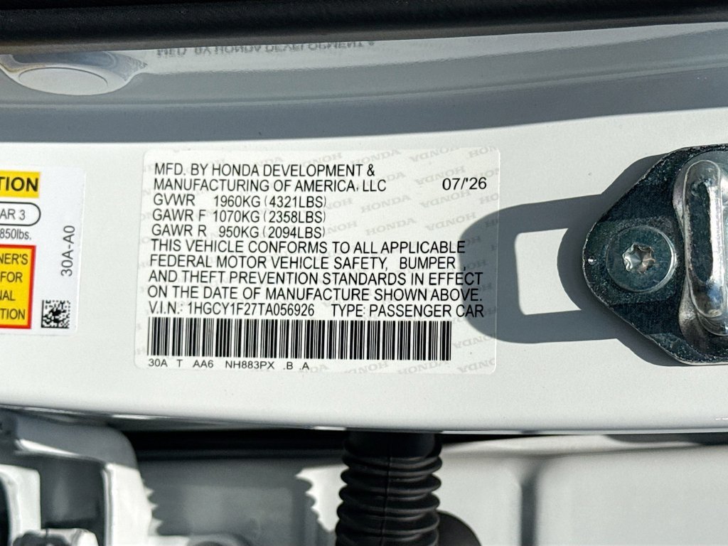 New 2026 Honda Accord LX image 33