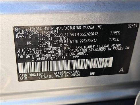 Used 2021 Toyota RAV4 LE w/ Carpet Mat Package (TMS) FWD image 29