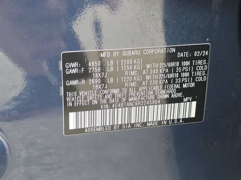 Used 2024 Subaru Outback Limited AWD/4WD image 12