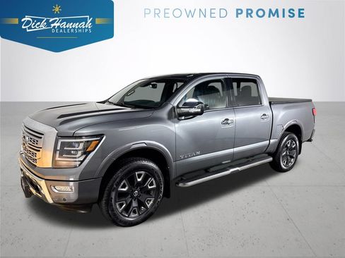 Used 2021 Nissan Titan Platinum Reserve w/ Moonroof Package AWD/4WD image 1