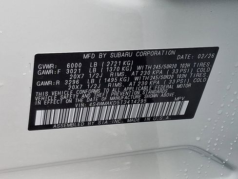 New 2026 Subaru Ascent Touring AWD/4WD image 12