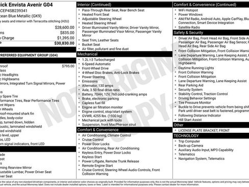 Certified 2025 Buick Envista Avenir FWD image 5