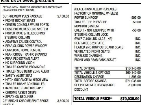 Certified 2023 GMC Sierra 1500 SLT w/ SLT Premium Plus Package image 2