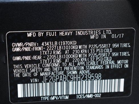 Used 2017 Subaru Crosstrek 2.0i Premium AWD/4WD image 33