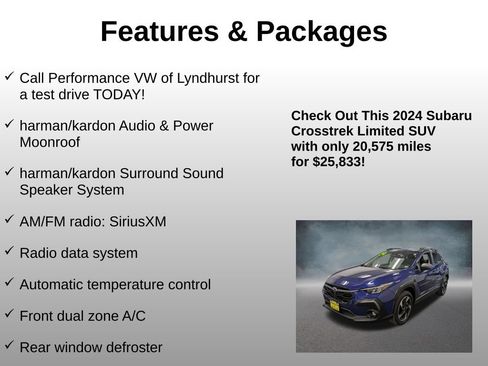 Used 2024 Subaru Crosstrek 2.5i Limited AWD/4WD image 4