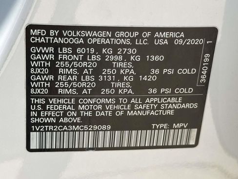 Used 2021 Volkswagen Atlas SEL Premium AWD/4WD image 25