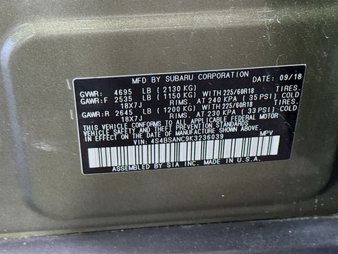 Used 2019 Subaru Outback 2.5i Limited image 40