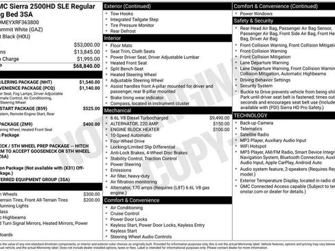 Used 2024 GMC Sierra 2500 SLE w/ Max Trailering Package AWD/4WD image 2
