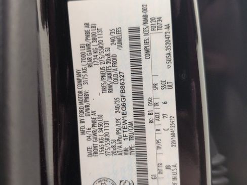 Used 2016 Ford F150 XLT w/ Equipment Group 302A Luxury image 44