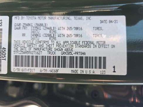 Used 2021 Toyota Tacoma TRD Off-Road image 34