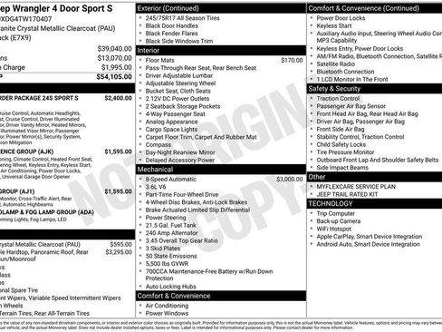 New 2026 Jeep Wrangler Unlimited Sport AWD/4WD image 6