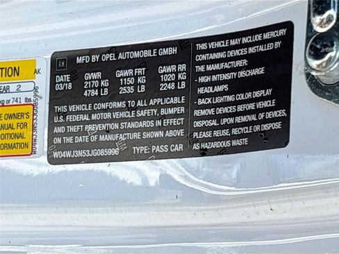 Used 2018 Buick Cascada Sport Touring w/ Dark Effects Package FWD image 31