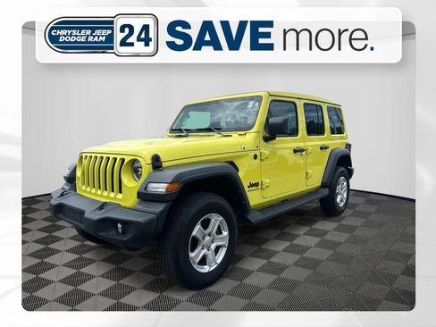 Used 2023 Jeep Wrangler Unlimited Sport w/ Sun And Sound Package AWD/4WD image 1