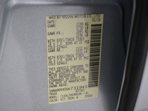 Used 2016 Nissan Frontier SV image 25